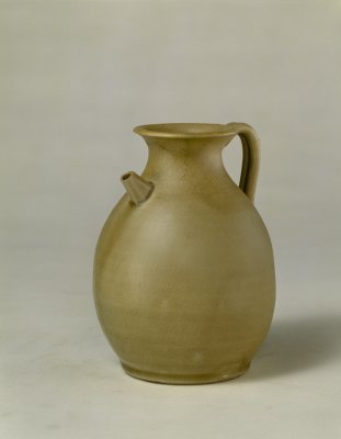 图片[1]-Blue glaze holding pot of Yue kiln-China Archive